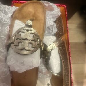 Tory Burch Gold Sandals